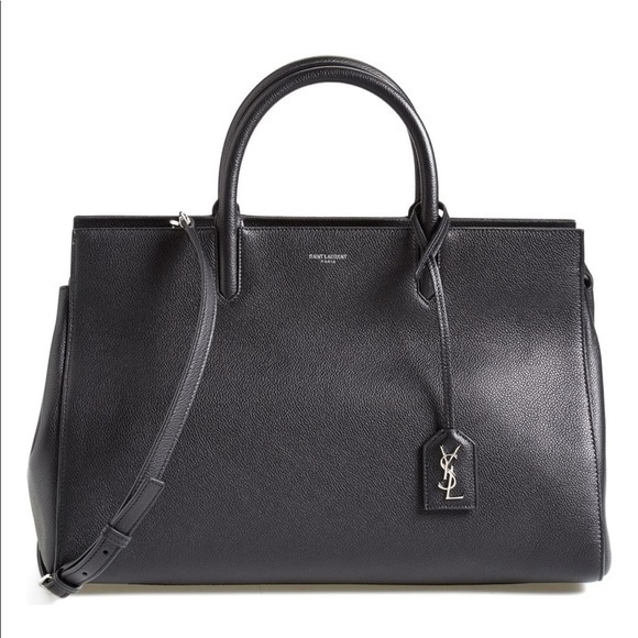 Saint Laurent Medium Cabas Rive Gauche Satchel x - Picture 1 of 8